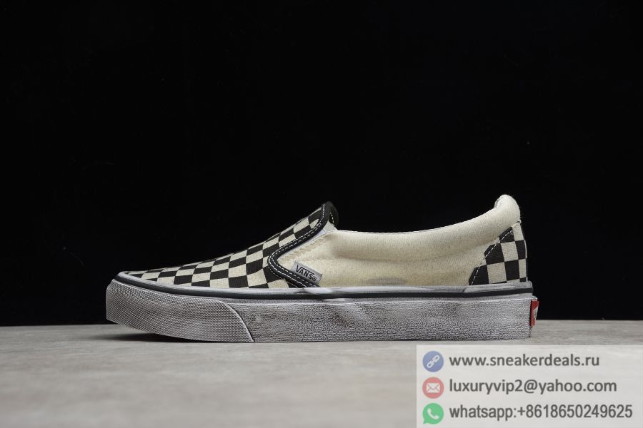 Vans Classic Slip-On Retro Black White Checkerboard VA000EYEBWW Unisex Skate Shoes